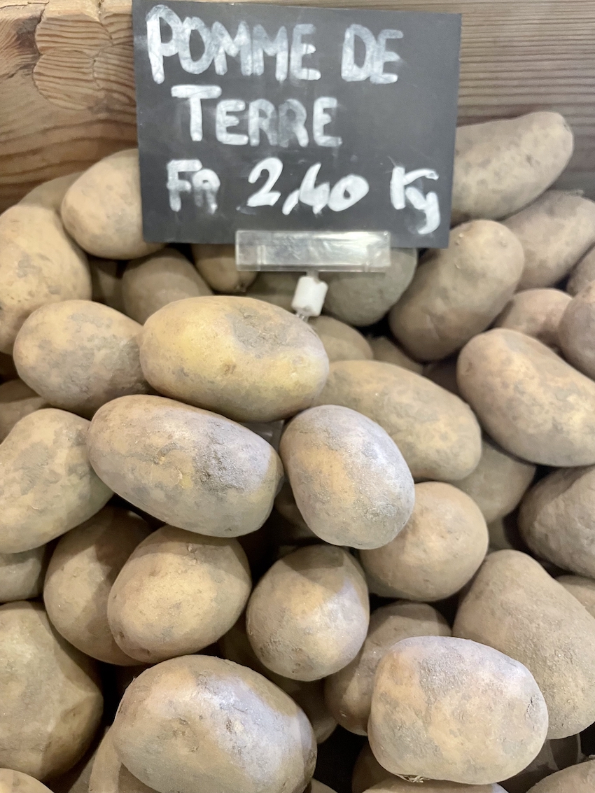 Pommes de Terre à raclettes