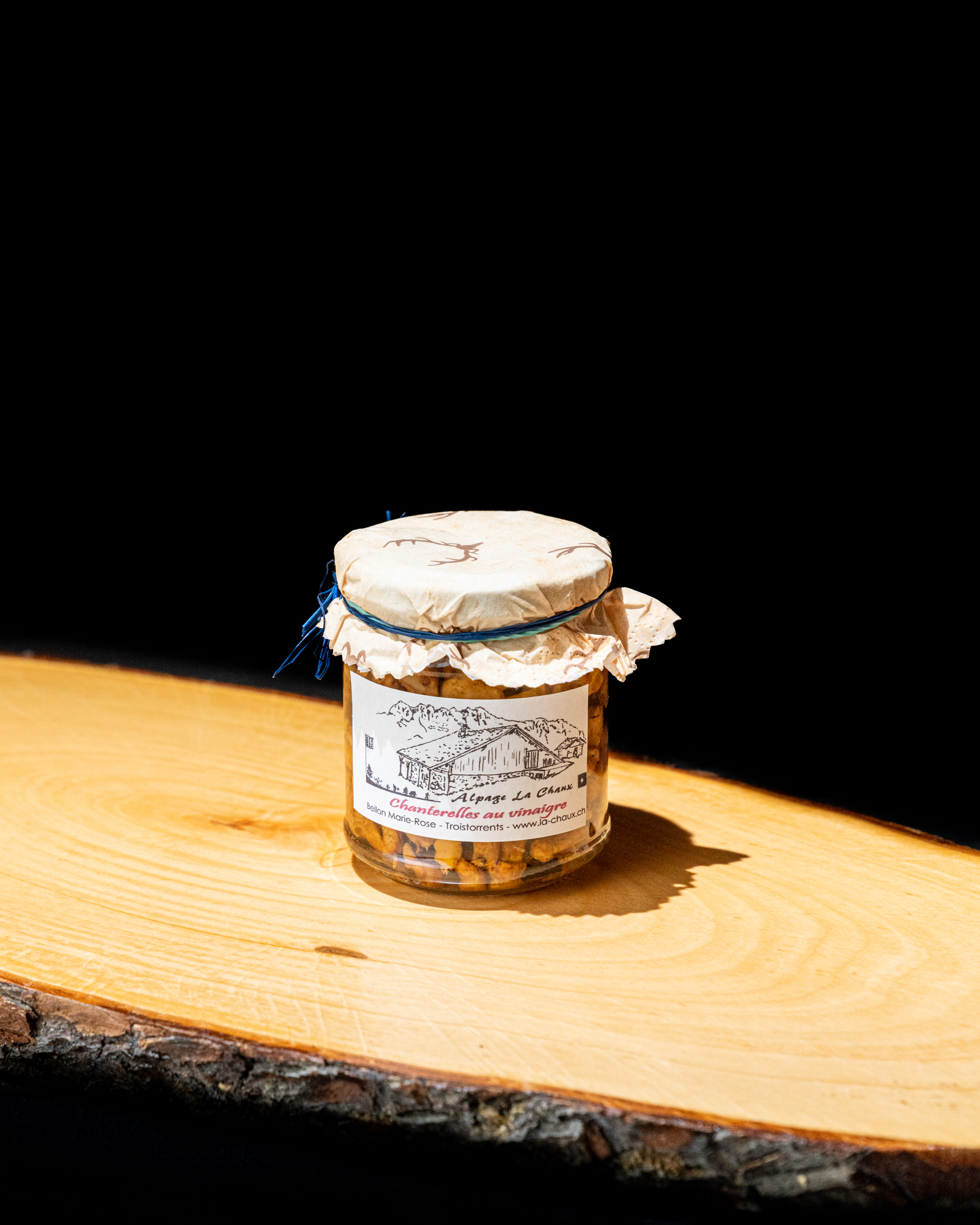 Chanterelles au vinaigre de l'Alpage La Chaux Marie-Rose Bellon