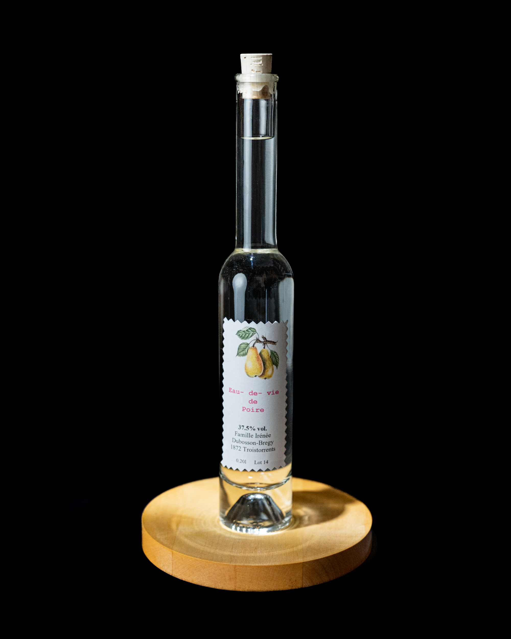 Eau-de-vie de poire Irénée Dubosson